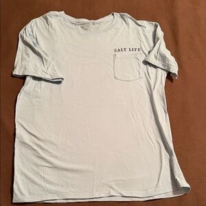 Salt Life Men's Light Blue Short Sleeve Tee